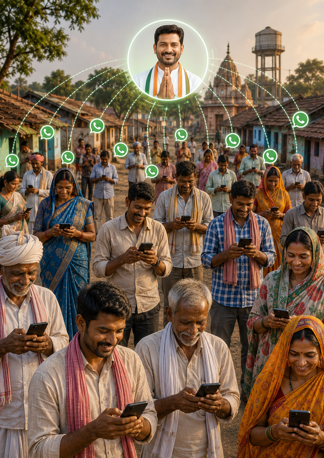 WhatsApp Bulk Messaging service visual